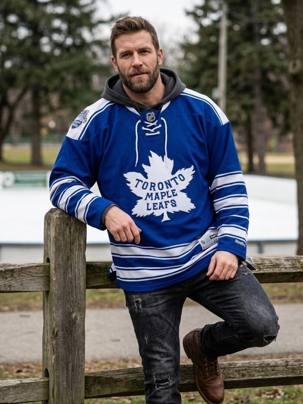 Reebok Toronto Maple Leafs 2014 Winter Classic Jersey Blue Size 2XL XXL NWT